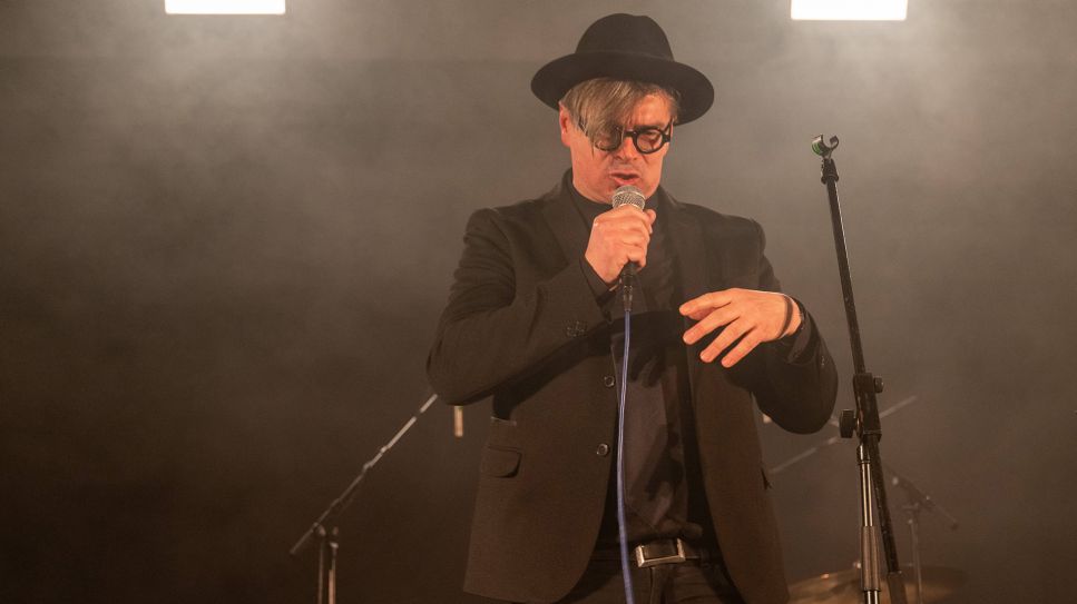 Jaroslav Rudis bei einem Konzert der Kafka Band beim Kafka Abend im Münchner Literaturhaus, Foto: dpa/Süddeutsche Zeitung/Catherina Hess