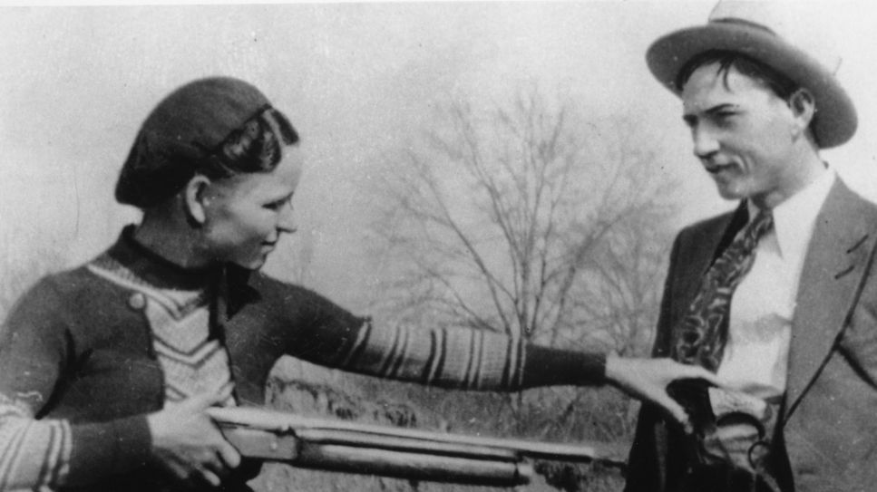 Bandits Bonnie Parker and Clyde Barrow © picture alliance /AP