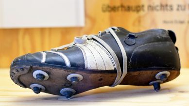 Fußballschuh mit Schraubstollen © Henning Kaiser/picture alliance/dpa