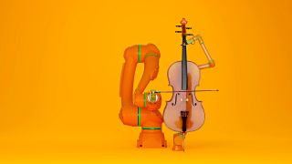 Ein Roboter spielt Cello © IMAGO/ Westend61/ Val Thoermer