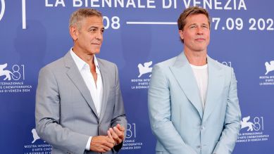 George Clooney u. Brad Pitt bei den Internat. Filmfestspielen in Venedig © Dave Bedrosian/Geisler-Fotopress / picture alliance