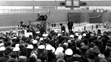 Eröffnung des Elbtunnels (10.01.1975) © Kruse/picture alliance/dpa