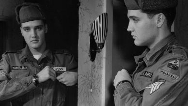 Elvis Presley als Sergeant in Bad Nauheim, 1960; © picture alliance/AP/LINDLAR