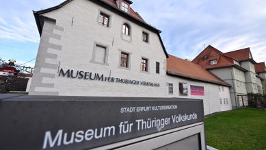 Das Museum für Thüringer Volkskunde Erfurt; © picture alliance/dpa/Martin Schutt