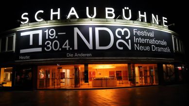 Festival Internationale Neue Dramatik in der Schaubühne am Lehniner Platz Berlin (2023), Foto: IMAGO / Martin Müller