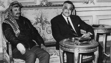 Yasser Arafat und Gamal Abdul Nasser © imago images / Photo12