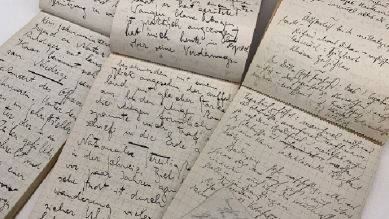 Unveröffentlichte Briefe von Franz Kafka, veröffentlicht von der israelischen Nationalbibliothek © Max Brod / National Library Israel / picture alliance/dpa