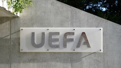 UEFA Hauptquartier in Nyon © imago/ PA Images/Mike Egerton