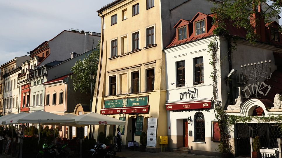 Krakau: Straßenansicht aus dem jüdischen Viertel Kazimierz; © imago-images.de/Jakub Porzycki