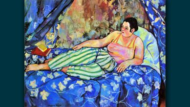 Suzanne Valadon: The Blue Room, Öl auf Leinwand, 1923; © imago-images.de/Pond5 Images