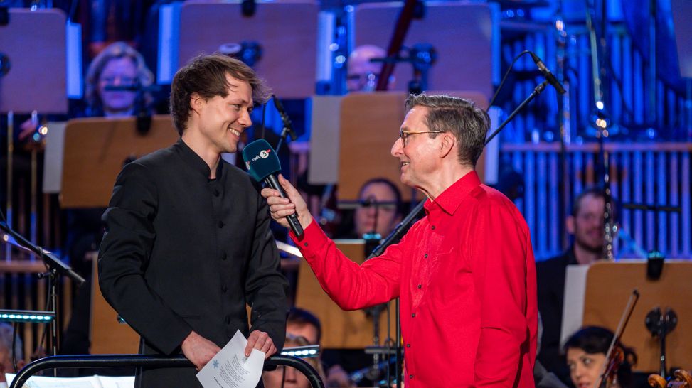 108. radio3 Kinderkonzert | Im Königreich der Zuckerfee | Dirigent Oscar Jockel und Moderator Christian Schruff © Thomas Ernst