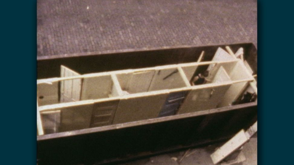 "Open House", 1972 (film still) super 8mm film, 41 min, color, silent; © Courtesy of the Estate of Gordon Matta-Clark