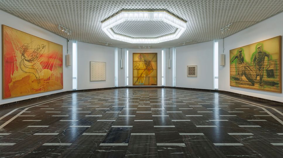 Schinkel Pavillon: Sigmar Polke – Ausstellungsansicht; © Frank Sperling