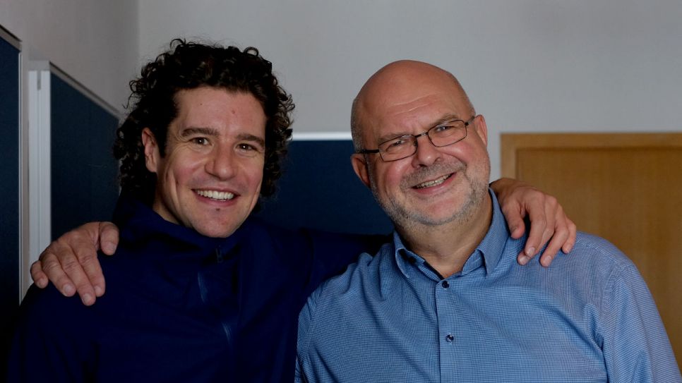 Robin Ticciati und Andreas Knaesche © Gregor Baron