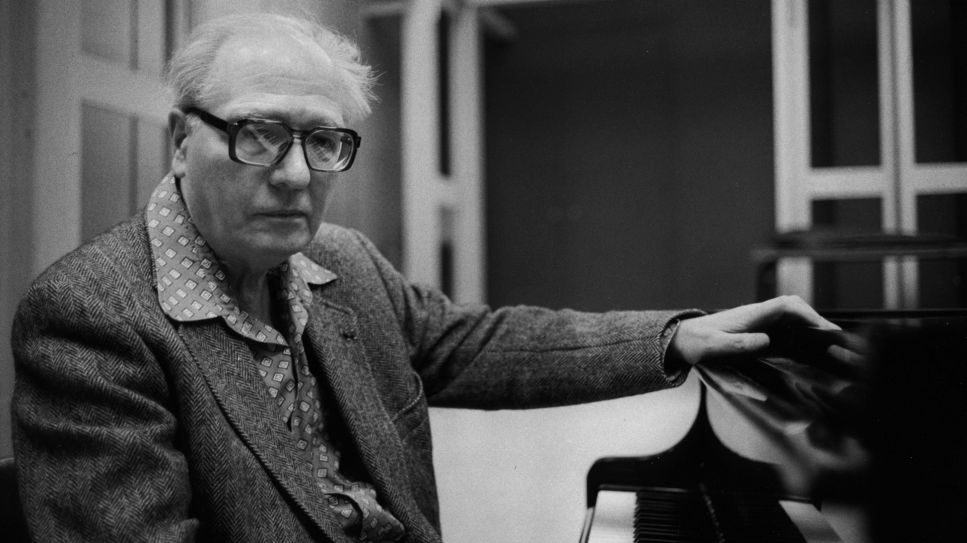 Olivier Messiaen, franz. Komponist und Organist, Paris, 1983; © picture alliance/akg-images/Marion Kalter