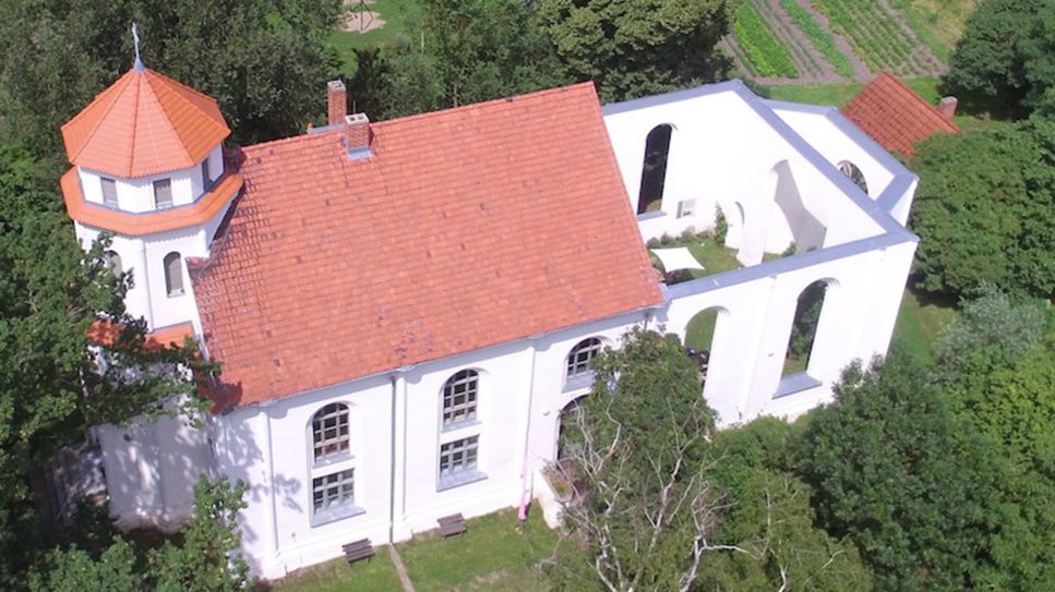 Radwegekirche in Kienitz; © kirchencafe-kienitz.de