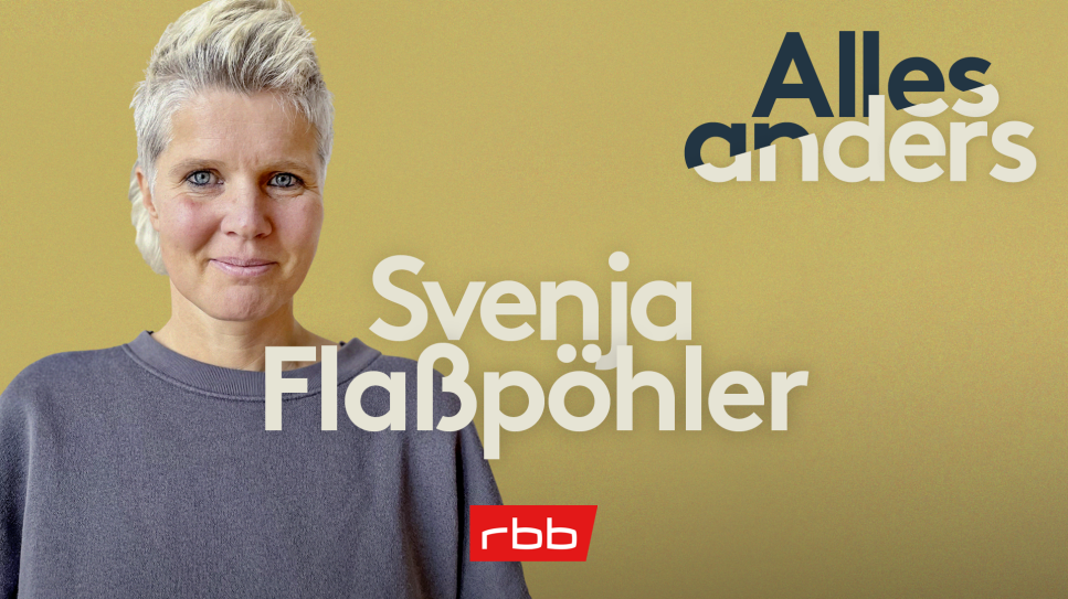 Svenja Flaßpöhler © rbb / Susanne Wündisch 