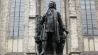 Bach-Denkmal vor der Thomaskirche in Leipzig; Foto: rbb/Archiv