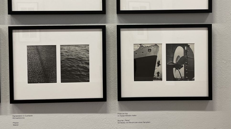 Ausstellung Alfred Ehrhardt & Rolf Tietgens: Hamburger Hafen und Norddeutsche Küste, Foto: Alfred Ehrhardt Stiftung