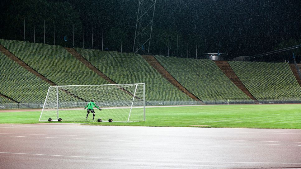 Massimo Furlan: A reenactment of the 1974 East Germany-West Germany World Cup Match © Foto: Sandra Singh