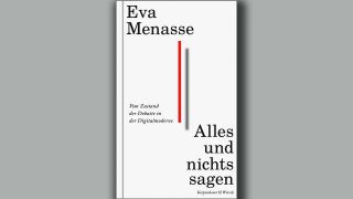 Eva Menasse: Alles und nichts sagen; © rbbKultur