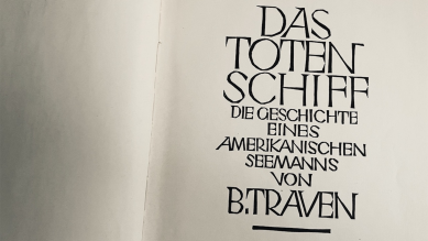 B. Traven: Das Totenschiff – Titelseite; © Büchergilde | Foto: Tomas Fitzel